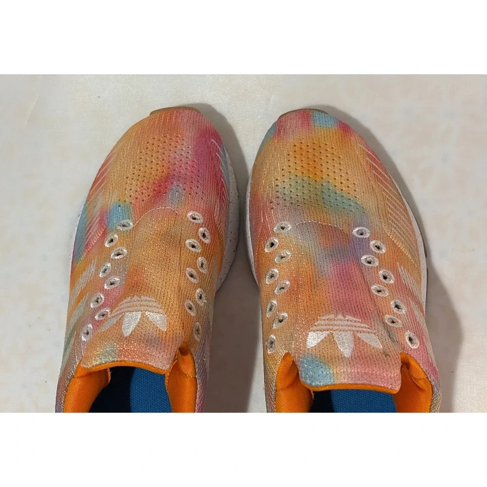 Adidas Swift Run 22 SE Tie Dye SEED Orange Pink Blue GW9852 Mens 8 Womens 9